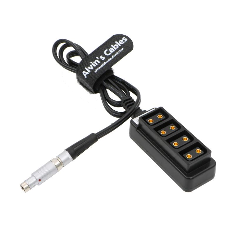 Alvin's Cables ARRI カメラ用の 3 pin RS to 4 ポート D tap メス ケーブル