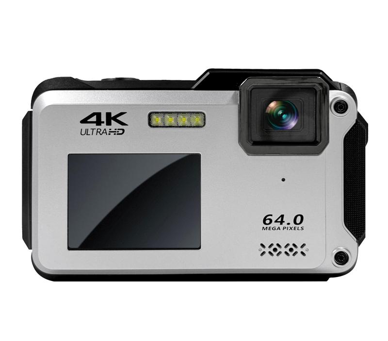 BLUEWIDE 防水コンパクトデジタルカメラ IP68 防塵 耐衝撃 6400万画素 4K動画 オートフォーカス デジタルズーム16倍 Wi-FI CALSモード