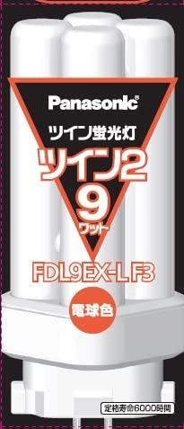 パナソニック ツイン蛍光灯(蛍光ランプ) ツイン2 9形 電球色 3000K 【10個入り】 FDL9EX-LF3|日用雑貨 RISE店
