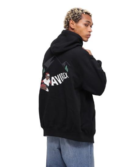 [Avirex] [アヴィレックス] WEB BEAR SNOW BOARD HOODIE ベア スノーボード フーディー メンズ 783-4231007
