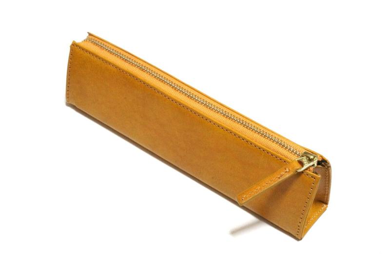 [YANKEE社(イタリアの名タンナー)] イタリーレザー ふでばこ ペンケース 牛革 ITALY LEATHER仕様