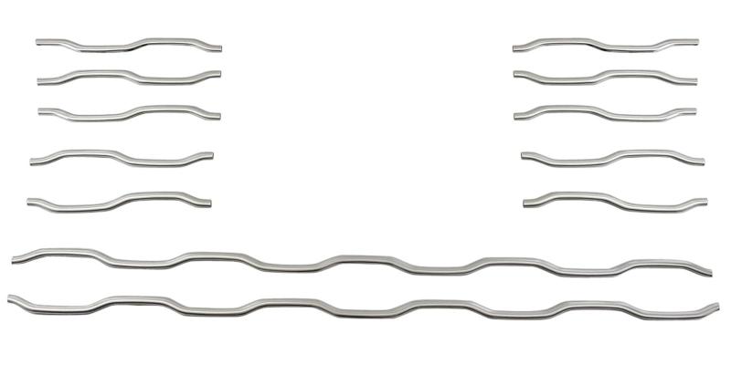 BRIGHTZ ソリオ 27 37 47 超鏡面ステンレスメッキフロントバンパーモール 12PC 【 FBUM－MOL－145 】 MA27S MA37S MA47S MA