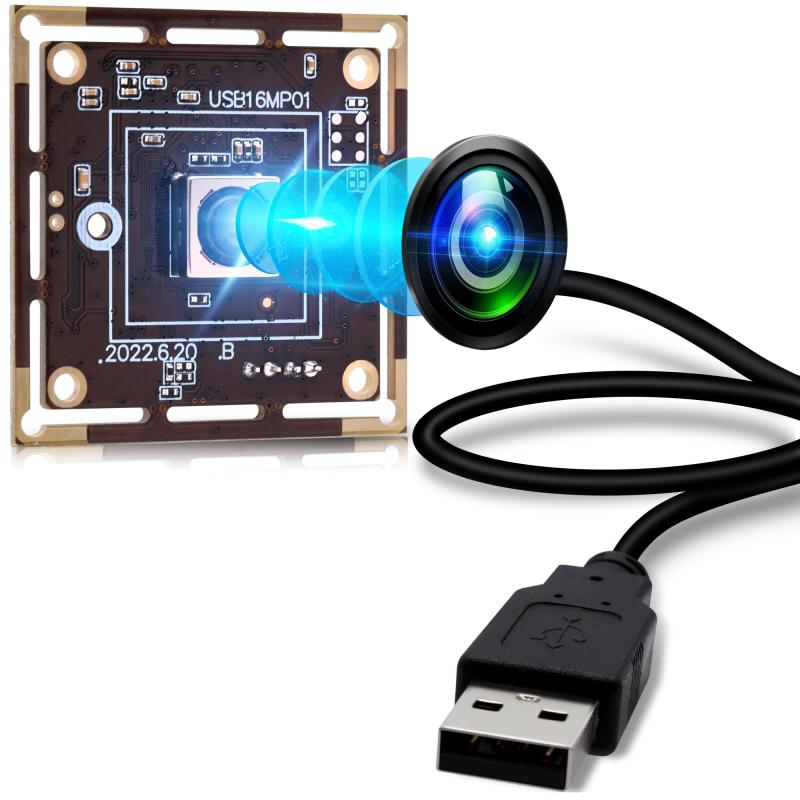 ELP 16MPオートフォーカスUSBカメラ、オートフォーカス68度レンズ、USB2.0 UVCライトバーンカメラUSBセキュリティPCカメラ、Windows、Linux、Android、Mac OS用レーザー彫刻ウェブカメラ|日用雑貨 RISE店