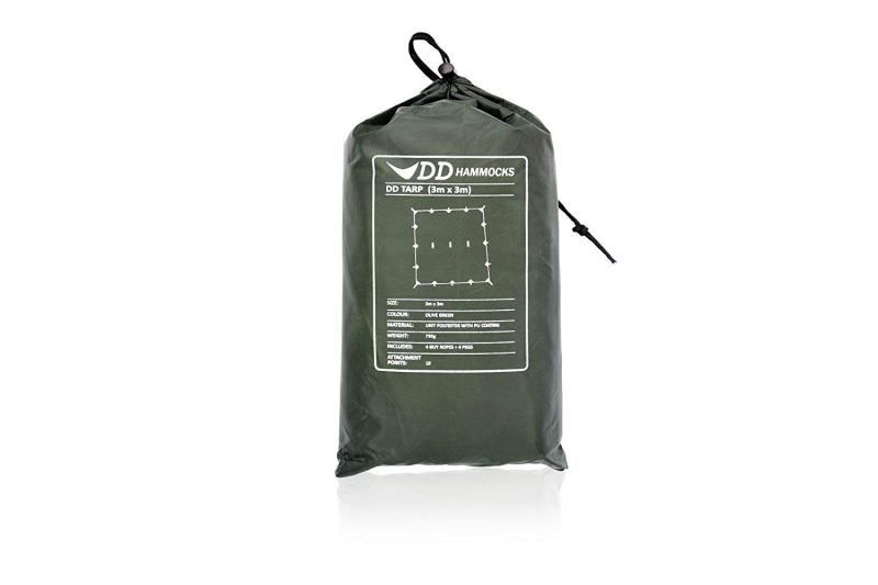 DD Hammocks DD Tarp 3x3 正方形 耐水性 3000mm ハンモックのフライに最適なタープ