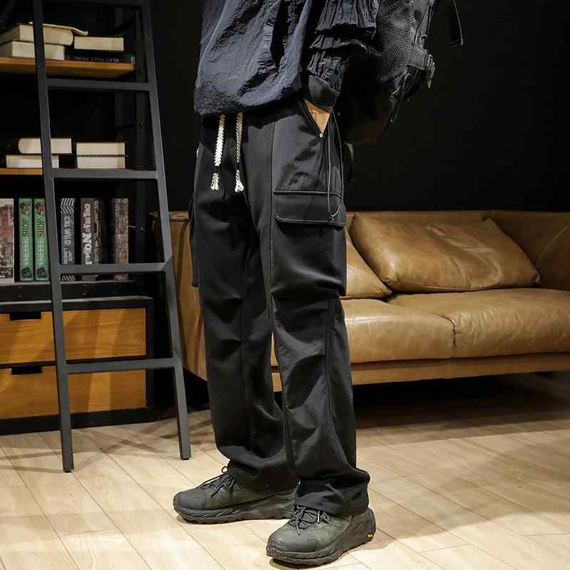 メンズ カーゴパンツ ミリタリー 秋 ストレート レッグ フィット 多ポケット アウトドア カジュアル 普段使い アメカジ スタイル 快適 ボトムス