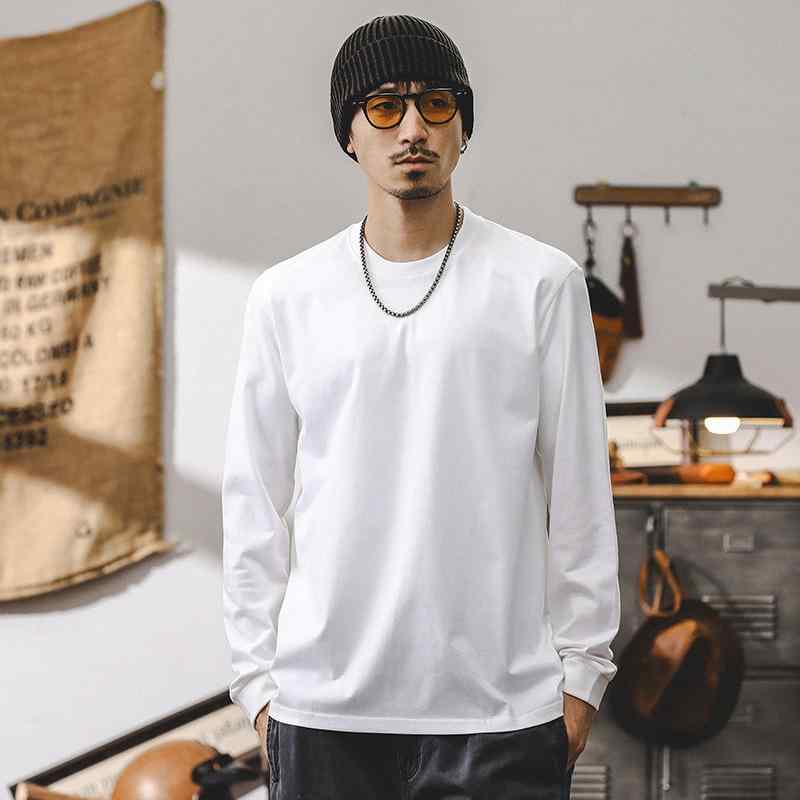 長袖 Tシャツ メンズ 秋 ゆったり シンプル 万能 インナー カジュアル トップス 厚手 コットン 普段使い フィット