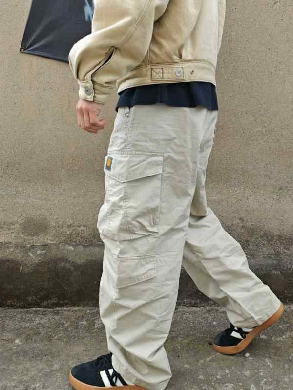 アウトドア カーゴパンツ メンズ 夏用 シンプル アメリカンスタイル 単色 ワークパンツ 男性用 カジュアル 軽量 通気性 ストレートシルエット デイリーウェア