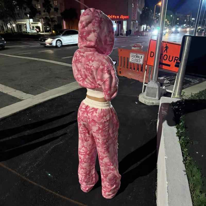レディース フーディー カーディガン ショート丈 スウェット トップス ヒップホップ ストリート スタイル アメリカン セクシー ビッグシルエット ロングパンツ セットアップ カジュアル 普段使い