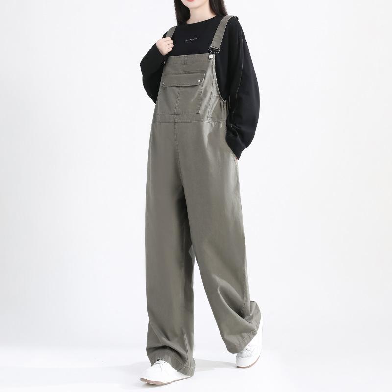 マタニティ サロペットパンツ 秋冬 心地よい ゆったり 通い用 ペティ相応う ロングズボン下 好いたらしい 普段使い走り 伸ばすこと 妊婦服 飛び降りる背広 ワイドレッグ