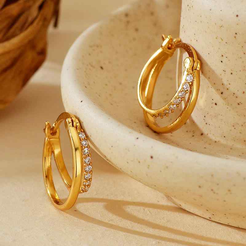 イヤリング レディース 銀 二層 イヤーカフ ジルコニア シンプル スタイリッシュ 普段使い ファッション アクセサリー 高級感