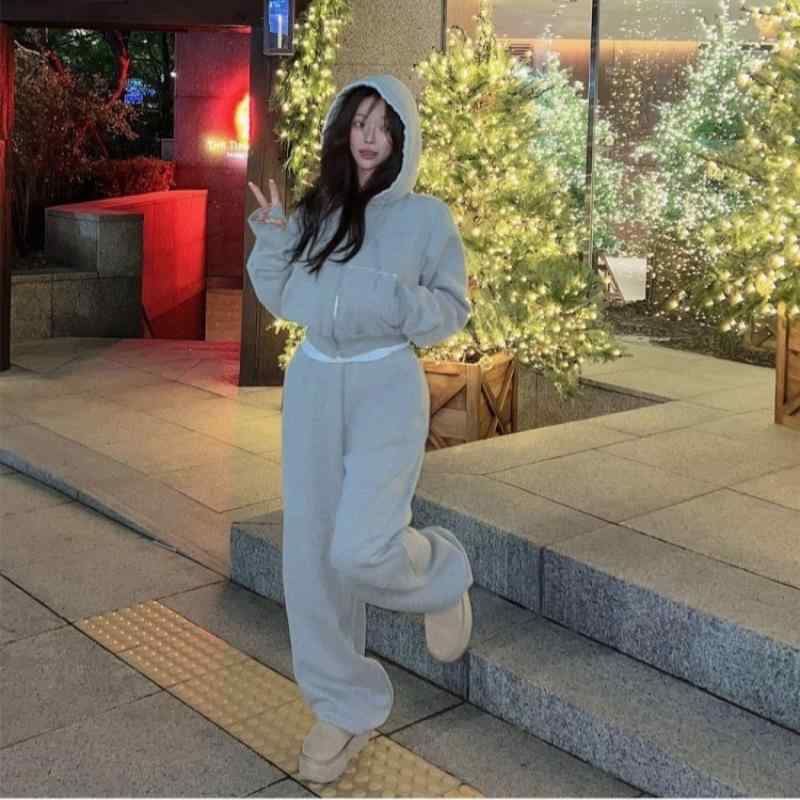 レディース ゆったり 心地よい ボンネット付き添い人 パーカー スウェットパンツ 2点仕掛ける 普段使い走り 運動競技お召しもの 填まる 好いたらしい 伸ばすこと