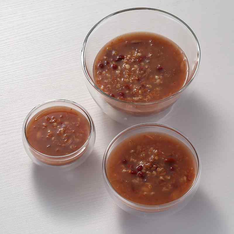 耐熱ガラス ボウル 二重構造 サラダ デザート アイスクリーム ヨーグルト ご飯用 家庭用 キッチン食器 透明 軽量 食洗機対応｜日用雑貨　RISE店