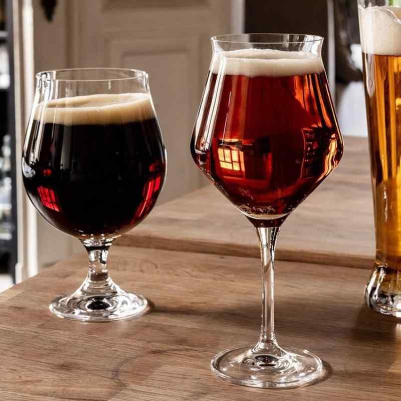 ビールグラス クリスタルガラス 大型 クラフトビール用 バー向け ドラフトビール 果汁用 酒用 高級感 耐久性 透明度 洗練デザイン