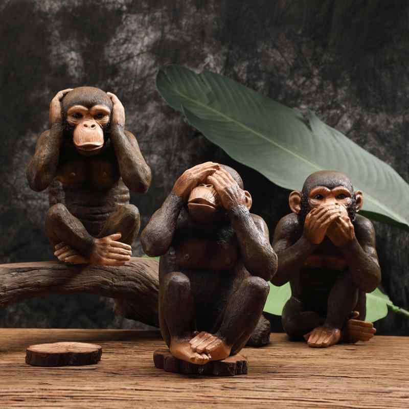 置物 レトロ オランウータン アメリカン スタイル クリエイティブ 動物 フィギュア オフィス デスク インテリア 北欧風 リビング ディスプレイ ホームデコレーション 卓上 飾り モダン デザイン