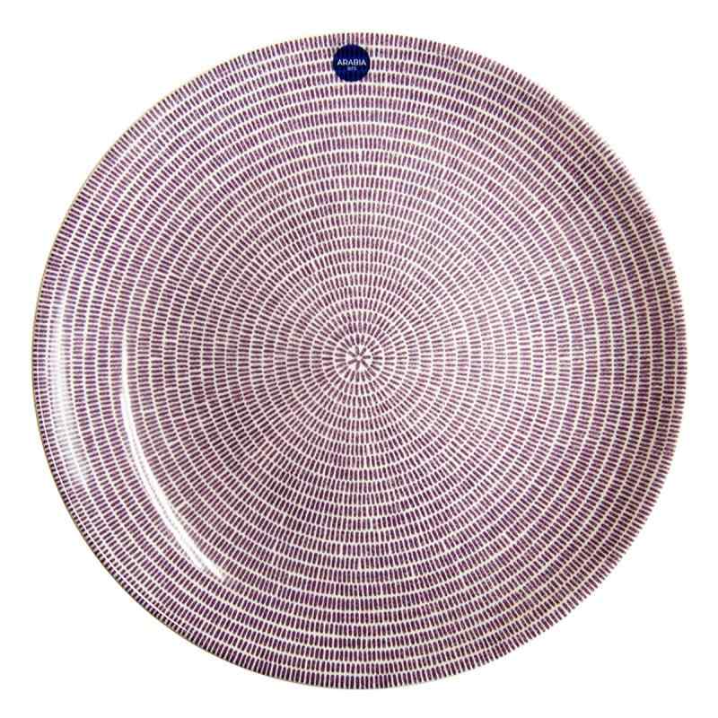 アラビア(Arabia) 大皿 パープル 26cm 24h avec (アベック) 64-1180-100197-6