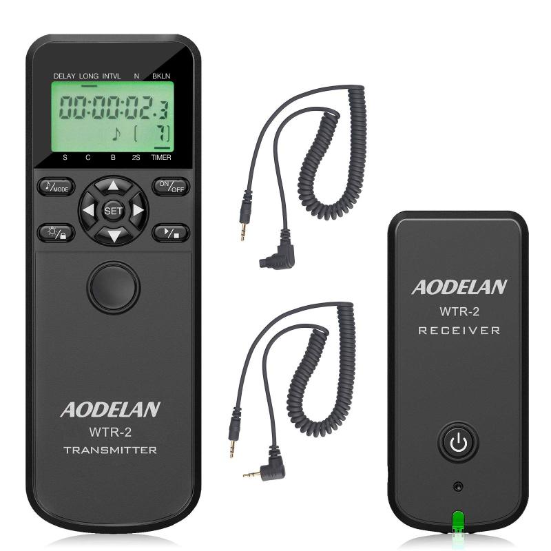 AODELAN カメラ ワイヤレス シャッター リリース タイマー リモコン