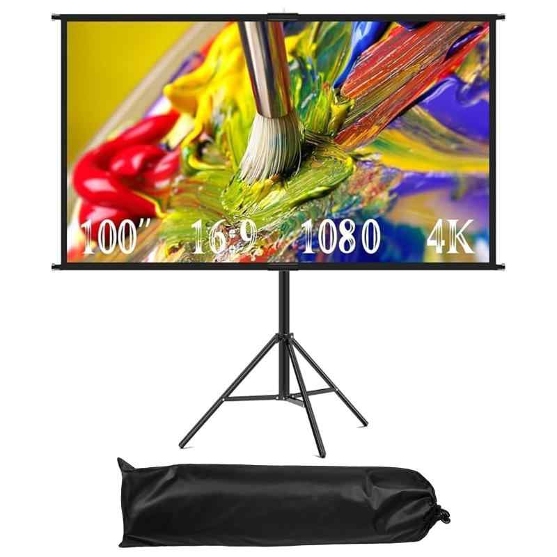 NODIBRO プロジェクタースクリーン 100インチ 自立式 三脚式 4K対応 ポータブル｜日用雑貨　RISE店