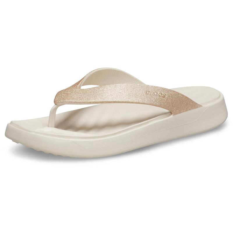 Crocs レディース ゲッタウェイ グリッター フリップサンダル