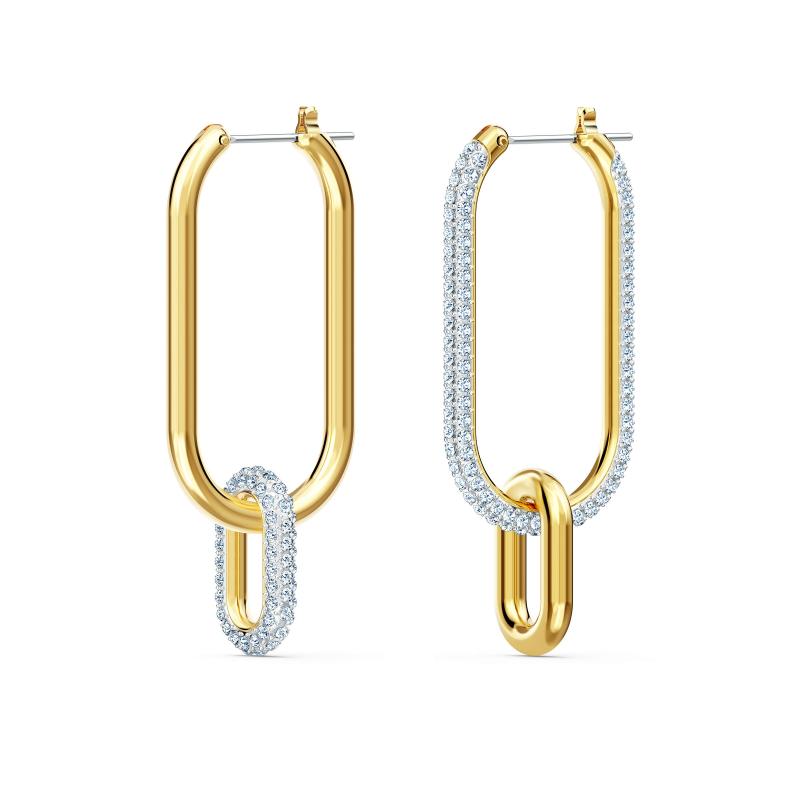 Swarovski (スワロフスキー) 石ころ水晶ピアスと首飾り 宝飾品寄せあわせ