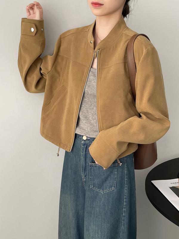 レディース ジャケット アメリカン レトロ 野球風 フライトジャケット 春秋 カジュアル ショート丈 小柄対応 ミリタリー デイリー 使い 軽量 デザイン