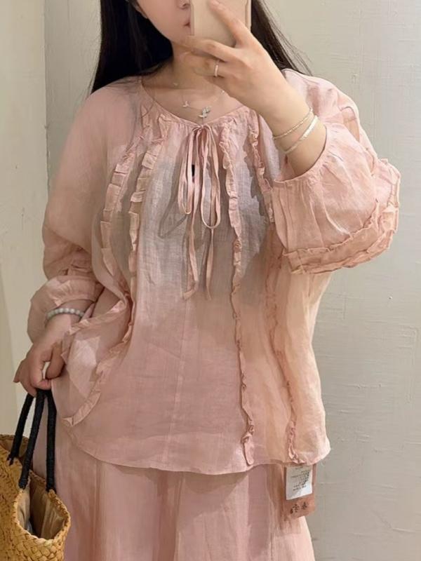 トップス レディース プルオーバー トップ 上衣 麻 リネン 当たること冷感 吸湿速乾 冷やりとした 軽さ ゆったり 体型押しかぶせる 気が大きい大きさ 大きめ 大きさ 取り合わせ押しかぶせる 細押し出し 土手っ腹あたり近所 二の腕押しかぶせる 心地よい 好いたらしいめ 雅びやか 成年者愛くるしげ 今めかしい 着痩せ