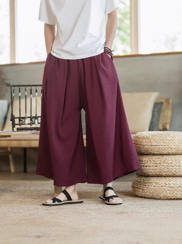 パンツ レディース 夏用 薄手 快適 復古風 麻混 ワイドパンツ ゆったり 体型カバー 大きいサイズ カジュアル 普段使い アウトドアLLサイズ対応 L以上 Lサイズ対応 LLサイズ対応 XLサイズ対応 3Lサイズ対応 4Lサイズ対応 5Lサイズ対応 L｜日用雑貨　RISE店