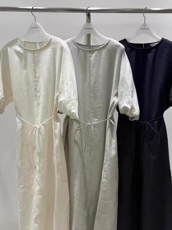 衣裳 レディース 夏服 2025年  短袖 膝丈 清楚系 好いたらしいめ 雅びやか 女子らしい 成年者愛くるしげ 今めかしい  韓国流行り物 東大門系 着痩せ成り行き 細押し出し成り行き 体型取りまかなう 取り合わせ取りまかなう ゆったり 馬鹿でかい大いさ 大きめ 大いさ 土手っ腹あたり近所河馬