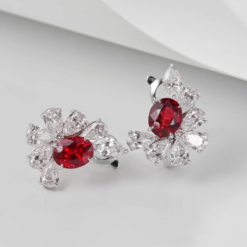 イヤリング 宝石 ルビー 925シルバー レディース アクセサリー ジュエリー ファッション 小物 おしゃれ かわいい 大人 上品 エレガント 通勤用 普段使い プレゼント ギフト 誕生日 記念日 贈り物 卒業式 入学式 結婚式 パーティー 二次会 フォ|日用雑貨 RISE店