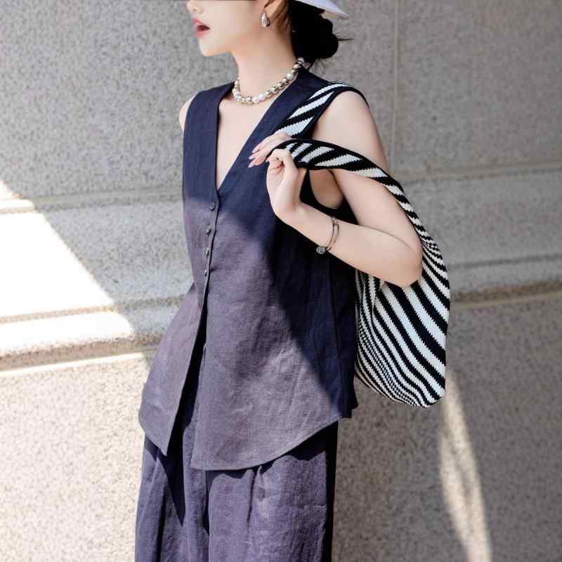 トップス レディース 春夏 流行り物 ノースリーブ 麻混 今めかしい 着痩せ 体型押しかぶせる 取り合わせ押しかぶせる 気が大きい大きさ ゆったり 細押し出し 土手っ腹あたり近所 二の腕押しかぶせる 雅びやか 好いたらしいめ 成年者心地よい 通い用 普段使い走り アウトドア 御前上等感 軽さ 伸縮性