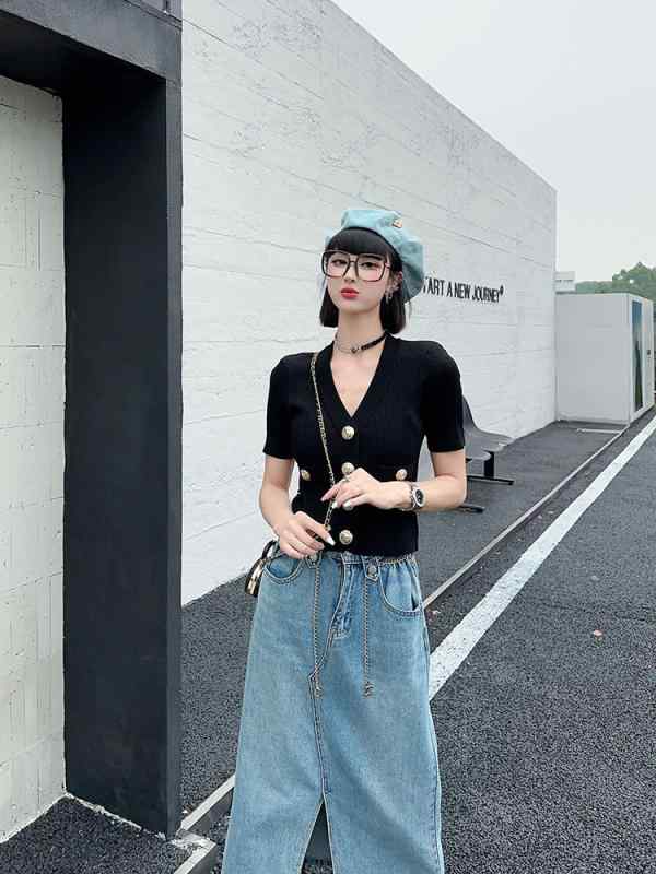 ジレー レディース トップス 朱夏編み物 半袖 Vのど首 遊撃手丈 無地 薄っぺら 人付き合い冷感 冷やりとした 軽さ 透かし編み 伸縮性 羽織り 細長い切口 ティーシャツ カットソー 普段使い走り 心地好い 女子らしい 会う約束 通学 通い 事務室 着痩せ 細見