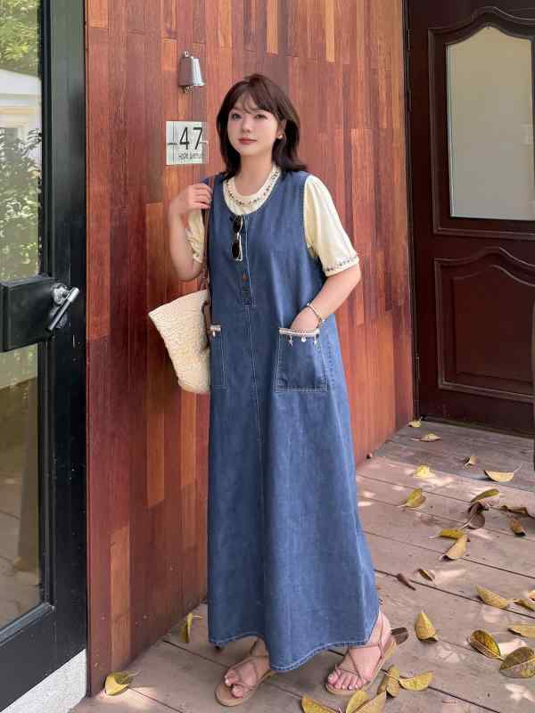 セットアップ レディース 大層らしい大きさ 大きめ 大きさ 体型取りまかなう 着痩せ 細見せかけ 土手っ腹あたり近所 表着 ゆったり トップス 半袖 ティーシャツ カットソー ジーンズ 衣裳 上っ張り サンダレス 合奏団 2点書き割り 春夏 心地よい 自然的