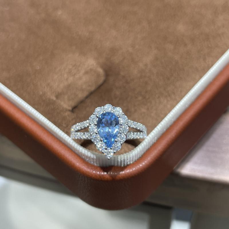 指輪 レディース 人工尖晶石 水滴 925シルバー リング ジュエリー アクセサリー ファッション 百搭 軽い 贅沢 おしゃれ かわいい 綺麗 上品 人工宝石 シンセティック スピネル ドロップカット 雫 ティアドロップ 女性用 普段使い デイリー パー｜日用雑貨　RISE店