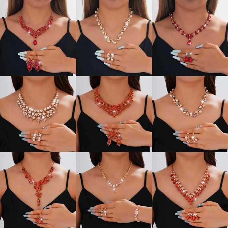 Necklaces, Women's Jewelry Set, Sunflower Crystal, Zirconia Pendant, Earrings, Accessories for Women, Women's, Formal Wedding, Wedding, Party, Second Edition, Elegant, Sparkling, Gorgeous, Necklaces, Invited