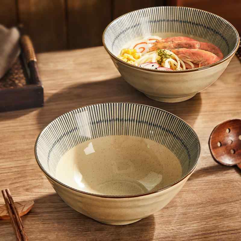 食器 麺鉢 丼 ラーメン鉢 大鉢 和食器 陶磁器 丼ぶり鉢 どんぶり スープボウル うどん鉢 蕎麦鉢 キッチン用品 磁器製 丈夫 耐久性 カフェ風 おしゃれ シンプル 無地 北欧 和モダン 飲食店用 業務用 普段使い 家庭用 大容量 深型 持ち|日用雑貨 RISE店