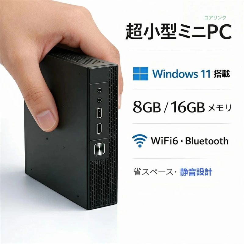 【置き目品】学習机とっ始めマイコン 新品 超小型ミニマイコン Windows11 ミニマイコン mini pc office付き添い人 intel core i5/i7 13時人中央処理装置記憶装置16GB 1TBSSD 超軽さ 静音 省あき場所pc