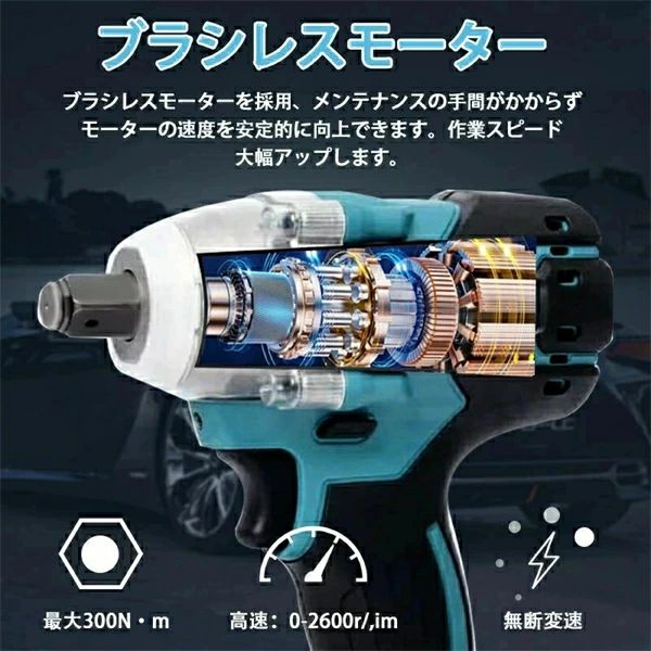 インパクトドライバー 電動インパクトドライバー 電動インパクトレンチ マキタ インパクトドライバー タイヤ交換 電動インパクトレンチ 1台多役 インパクトレンチ 充電式｜riseショップ