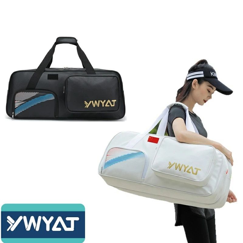 【 SALE】【★一般受け商いもの★】YWYAT バドミントン御徒面子 一肩先 櫂 3～6 本納める ハンドヘルド・ポータブル バドミントン・テニスラケットポーチ 韓国風 男女兼用 流行り物 大静電容量外国でインポート品