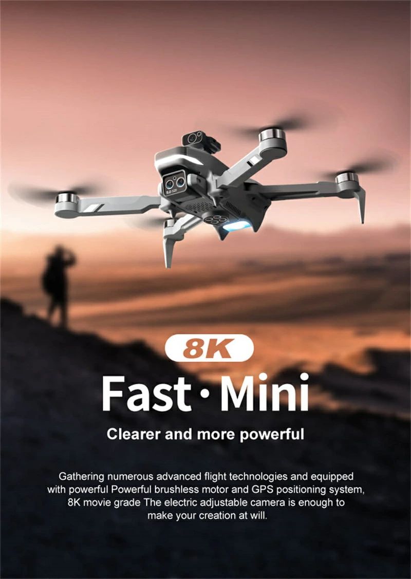 【最新型GPS測位】ドローン カメラ付き 追従撮影 ドローン低電力自動帰還 信号干渉に強い耐性 8K HD二重カメラ 90°リモコン角度 おもちゃ 100g未満 全面的な障害回避 小型 折り畳み式 屋外 空撮 小型 子供 マホで操作可 高度維持 WIFI FPV リアルタイム 人気プレゼン ギフト|riseショップ