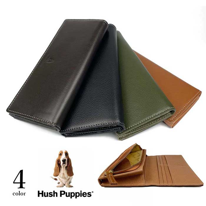 金入れ メンズ Hush Puppies ハッシュパピー 長金入れ メンズ長金入れ 成人男性用長金入れ 成人男性金入れ 成人男性用金入れ 二つ折り長金入れ かぶせ 写実的なめし革 牛皮 本革 お金入れ 釣り銭入れ 歌留多入れ 差し上げ物 かっこいい 今めかしい 今めかしい