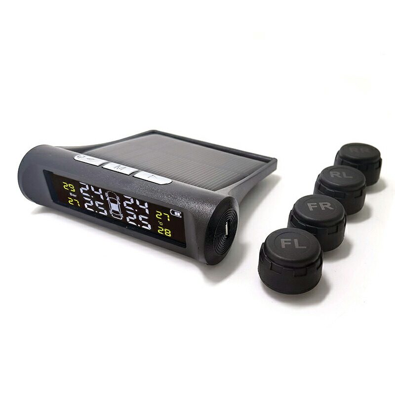 楽天市場】TPMS タイヤ空気圧センサー 無線 汎用 ソーラー USB