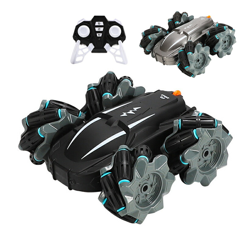 ラジコンカー 四輪駆動 知育玩具 RCカー 4WD オフロード 高速 速い USB充電式 電動 リモコンカー 車おもちゃ 室内 屋外 大人 子供 6歳 7歳 8歳 9歳 10歳 男の子 誕生日 プレゼント 子供の日 クリスマス 2024 お歳暮 ギフト LEDライト付き 360度回転 壊れにくい 車玩具 贈り物