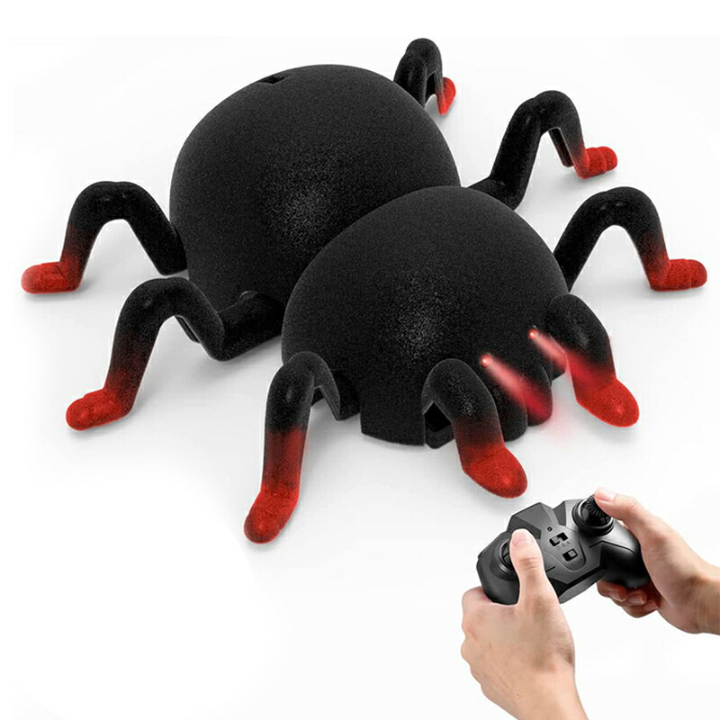 壁を走るラジコン 電動 蜘蛛型 ラジコンカー 壁登れる シミュレーションスパイダー 知育玩具 子供 RCカー 充電式 LEDライト付 大人 男の子 6歳 7歳 8歳 9歳 誕生日 プレゼント 子供の日 クリスマス 2024 お歳暮 ギフト こどもの日 ギフト リモコンカー 360度回転 壊れにくい