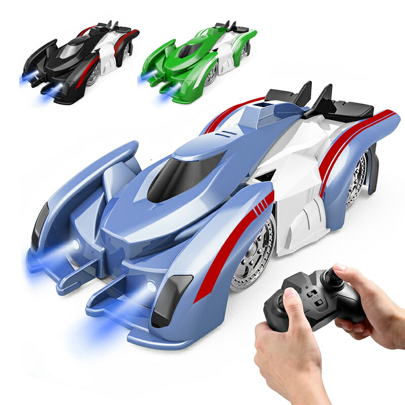 ラジコンカー 知育玩具  電動 壁を走るラジコンRCカー 壁登りが 子供 充電式 四輪駆動 リモコンカー LEDライト 大人 男の子 6歳 7歳 8歳 9歳 誕生日 プレゼント 子供の日 クリスマス 2024 お歳暮 ギフト こどもの日 車おもちゃ 天井走行 操作簡単 360度回転 壊れにくい