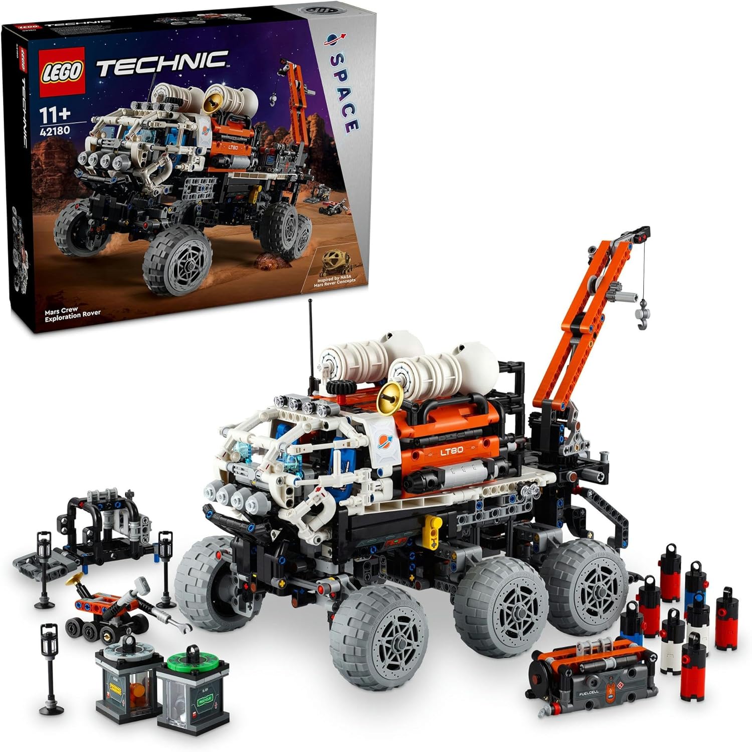 百貨店大売り出し10％OFF レゴ LEGO 方法 有人赤い惑星探索ローバー 42180