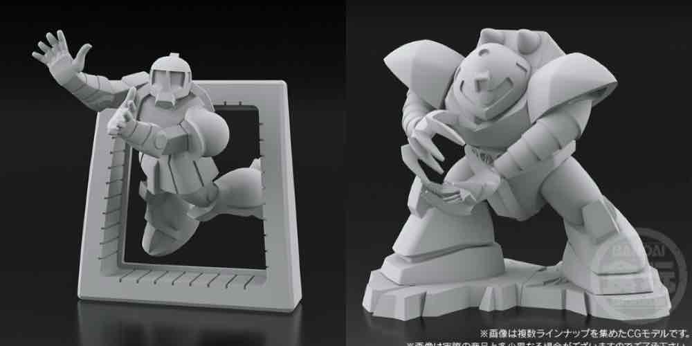 チョコサプ 機動戦士ガンダム （ 7．旧ザク 12．ゴッグ ） 2個セット フィギュアのみ発送画像