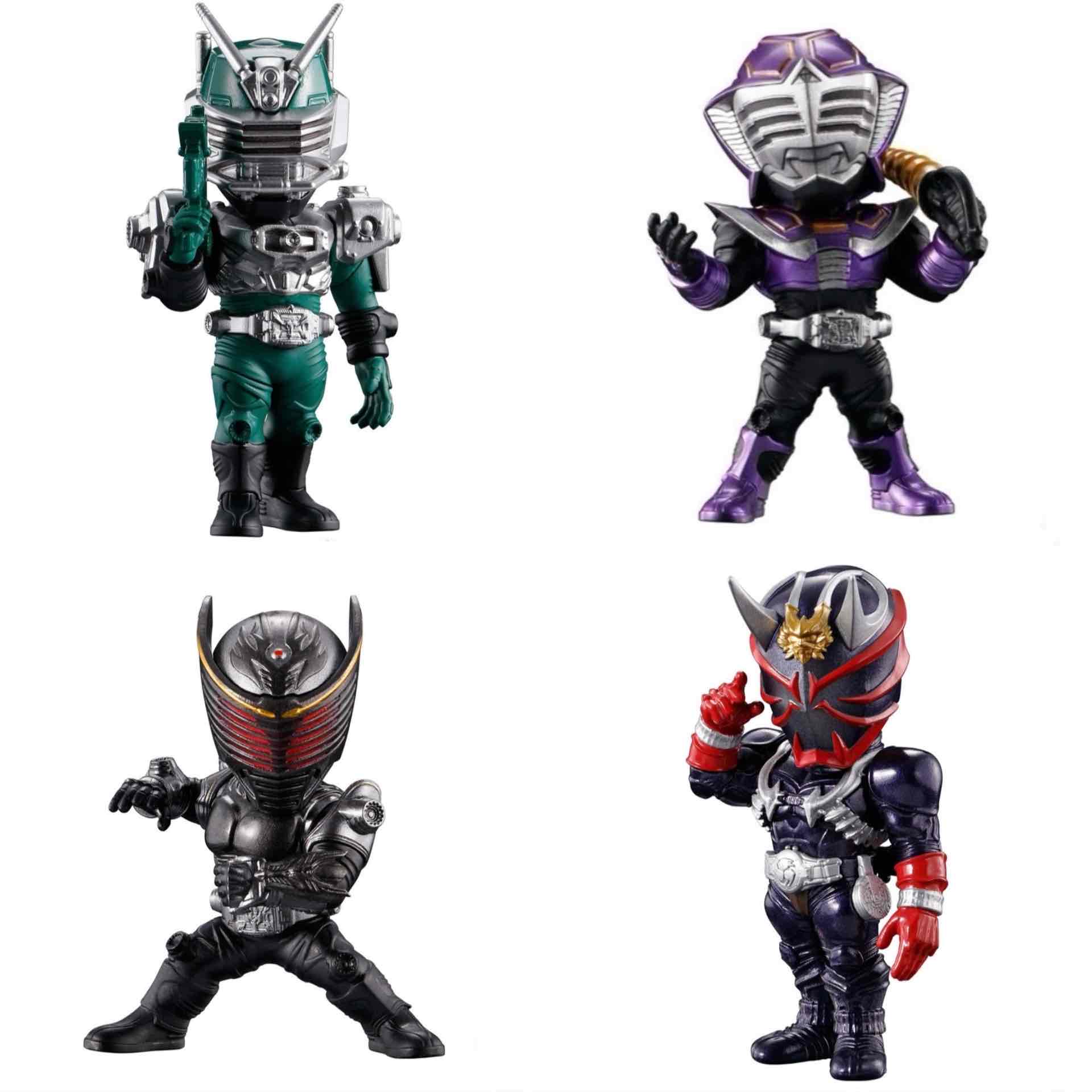 コンバージモーション仮面ライダーCONVERGE MOTION 仮面ライダー6 (仮面ライダーゾルダ 仮面ライダー王蛇 仮面ライダーリュウガ 仮面ライダー響鬼) 4個セット画像