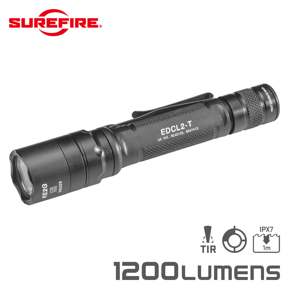 ライト SUREFIRE EDCL2-T ? Dual-Output LED Everyday Carry Flashlight