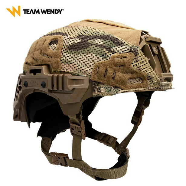 楽天市場】TEAM WENDY EXFIL CARBON RAIL 3.0 ヘルメット カバー