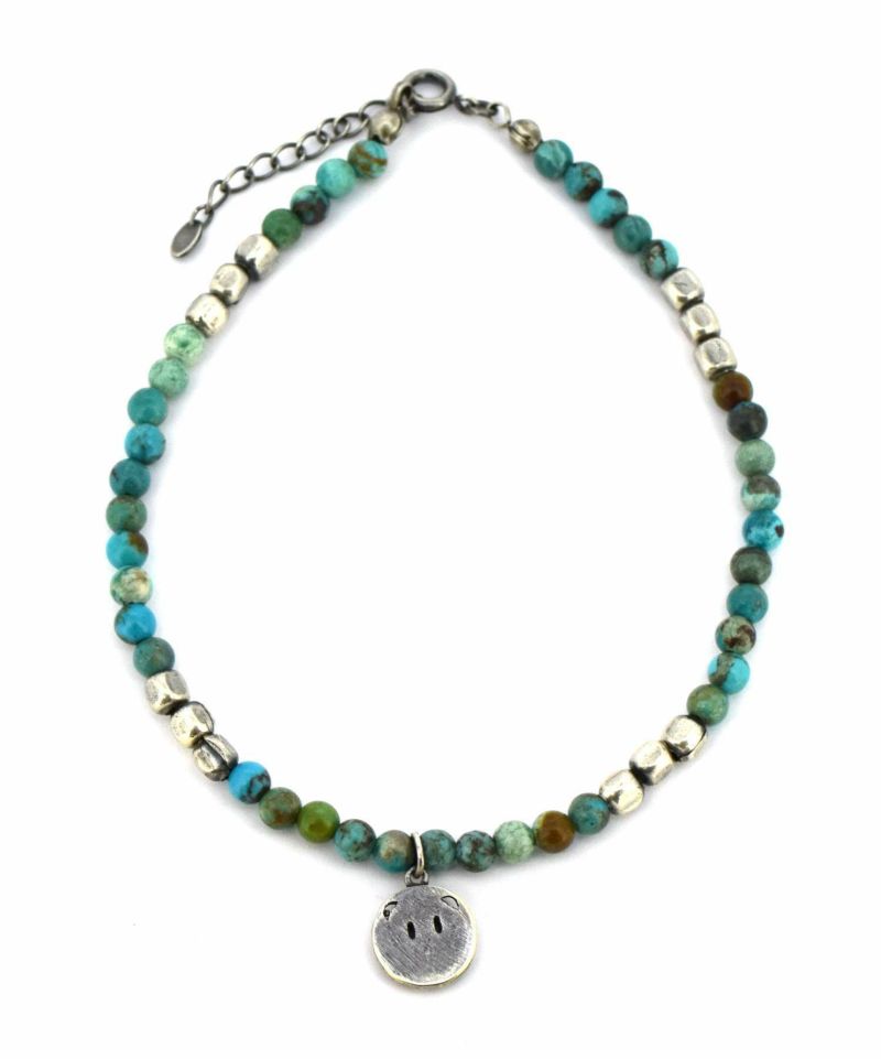 ライオンハート Leo ビーズアンクレット Type C 真鍮 ターコイズ 1an039c0tq Lion Heart 天然石 ギフト 送料無料 メンズ 人気ブランド Salon Raquet De