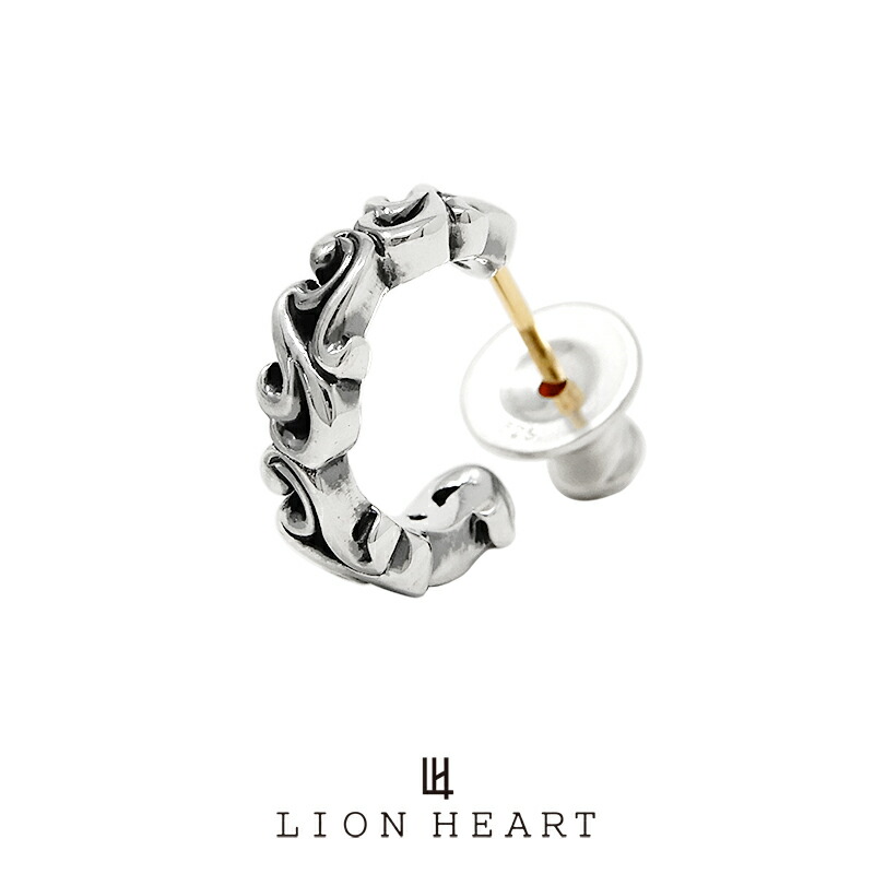 Sale Lion Heart Lh メンズ 片耳用 1点売り シルバーピアス Heart Lion 01ea0811 Tether テザー ピアス Rebuild Gift For ライオンハート Silver925フープピアス メンズアクセサリー